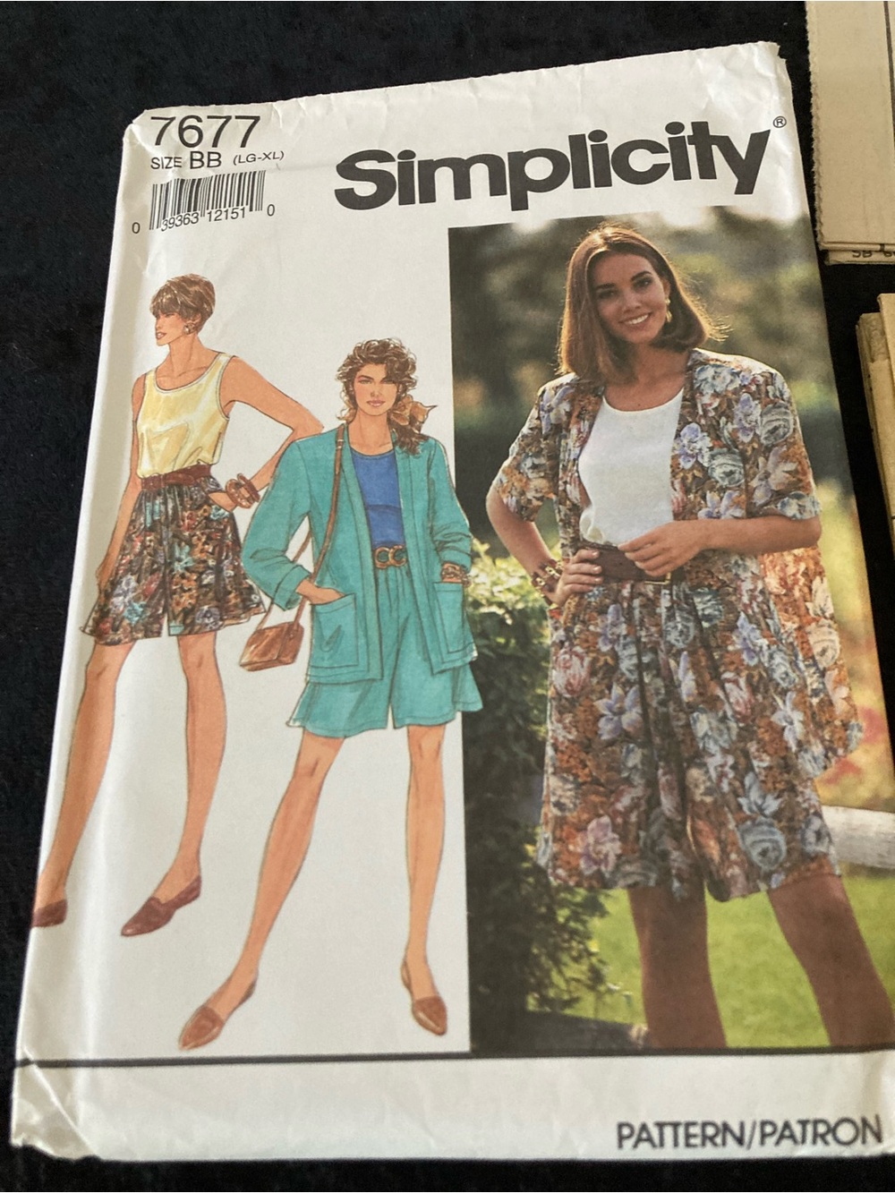 Simplicity Pattern Women’s Summer Outfit 7667 A-Line Skirt Skort Top Jacket New
